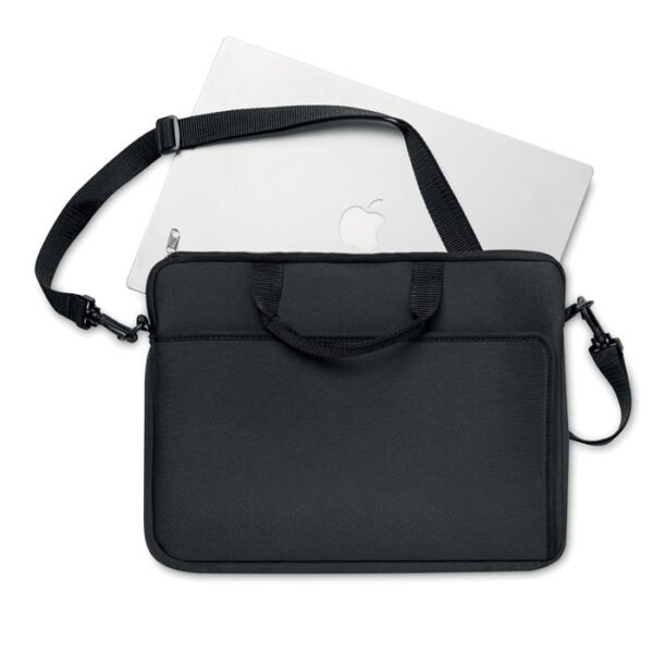 A durable water resistant neoprene pouch designed to protect laptops from scratches and minor impacts