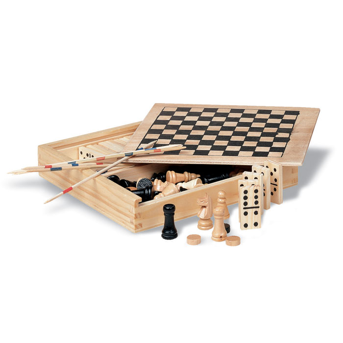 Promotional 4 Games in Wooden Box