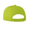 personalized-6 Panels baseball cap-Lime