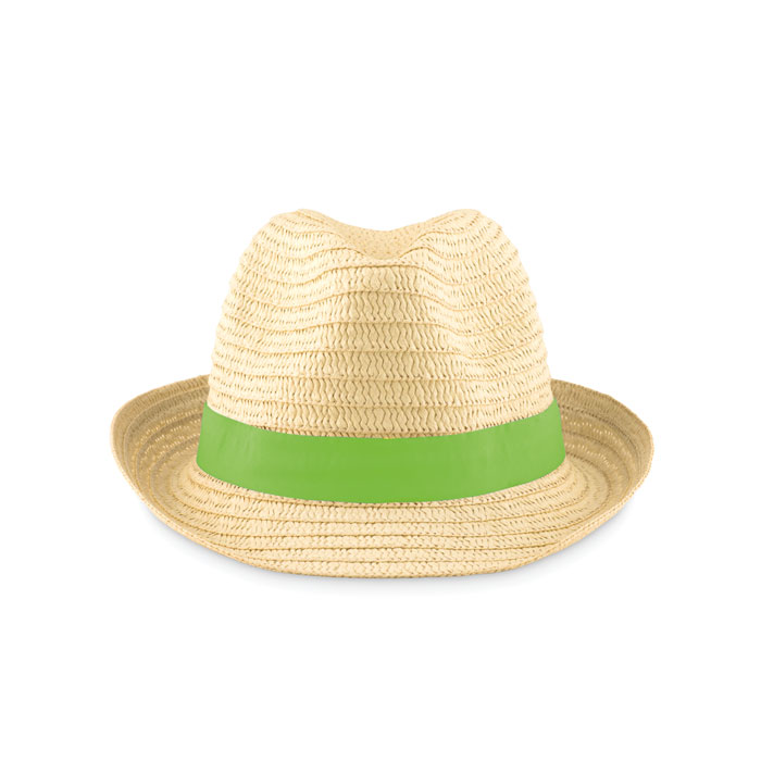 customized- Paper straw hat-Lime