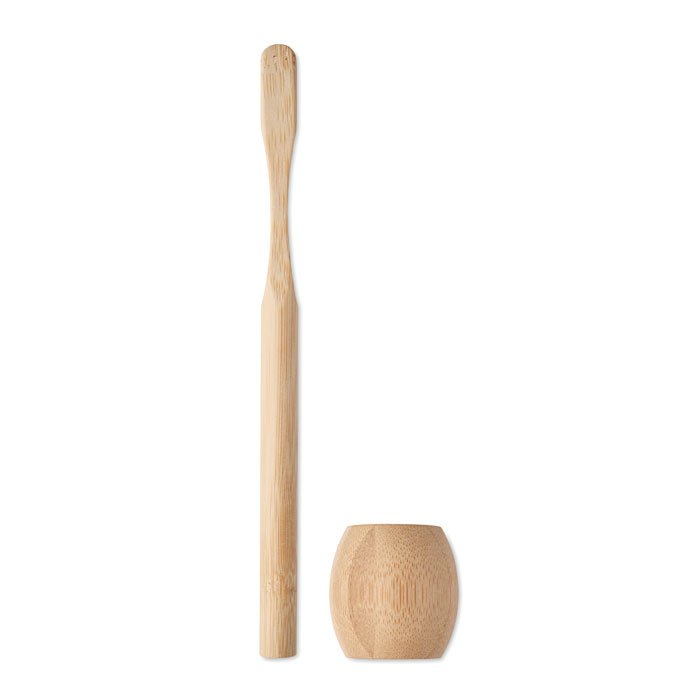 Bamboo tooth brush with stand 3