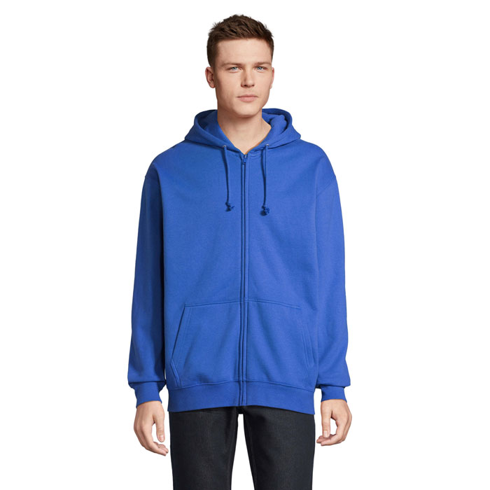 Customized- Carter full zip hoodie-royal blue