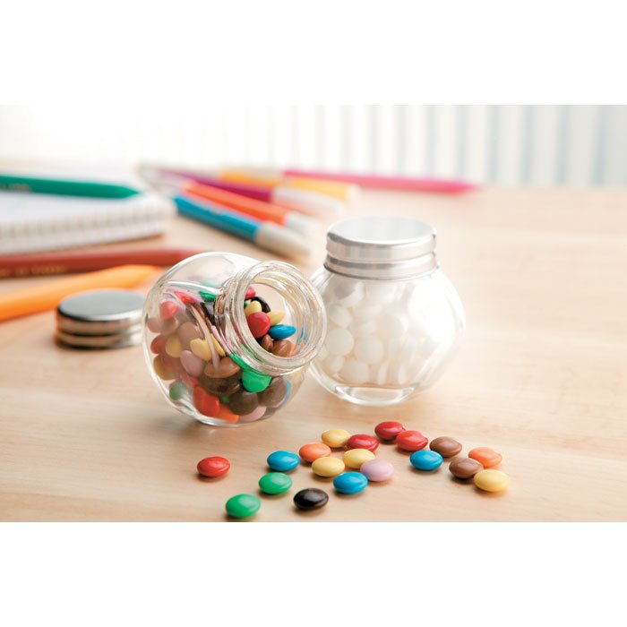 Chocolates in glass holder 2