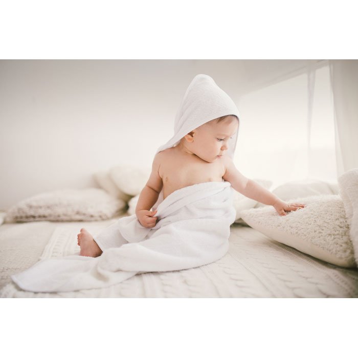 Cotton hooded baby towel 2