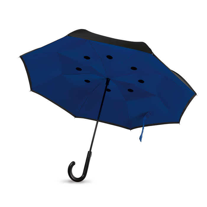 Royal Blue 23 Inch Reversible Umbrella