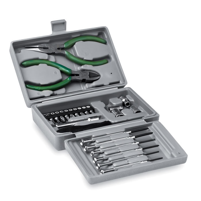 Foldable 25 Piece Tools Set