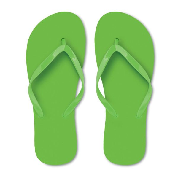 customized- EVA beach slippers -lime