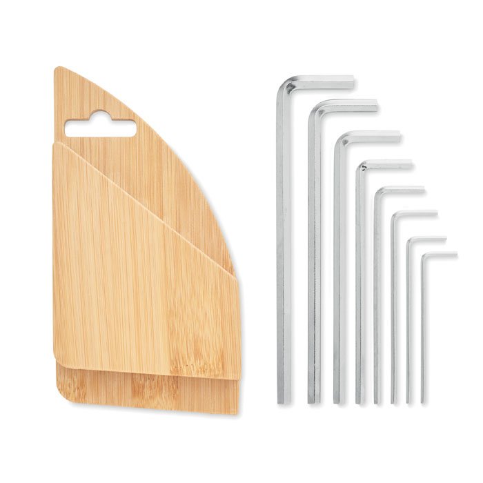 Hex key set in bamboo 7