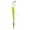 Promotional-Larnyard with metal hook 20 mm -lime