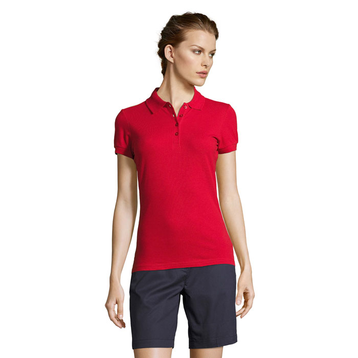 Promotional-PEOPLE WOMEN'S POLO 210 - red