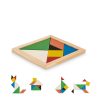 Custom Tangram Puzzle in Wood