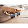 personalized- Sunglasses and case in bamboo