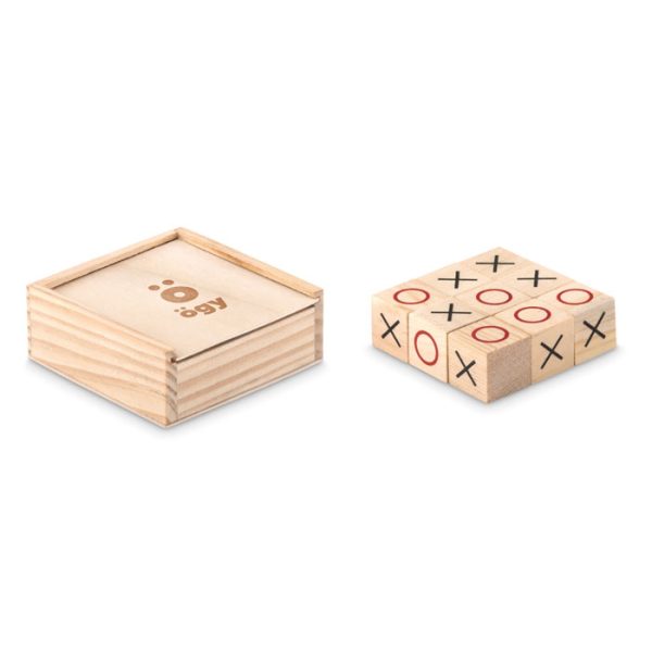 Promotional Wooden Tic Tac Toe