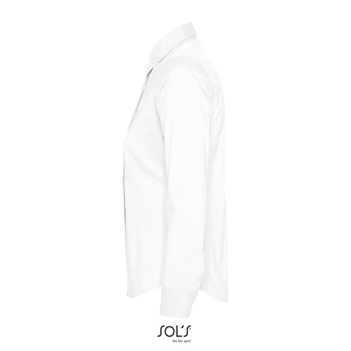 s17015-wh-side customized- EDEN Women shirt 140g -white