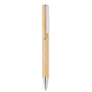 Bamboo twist ballpoint pen