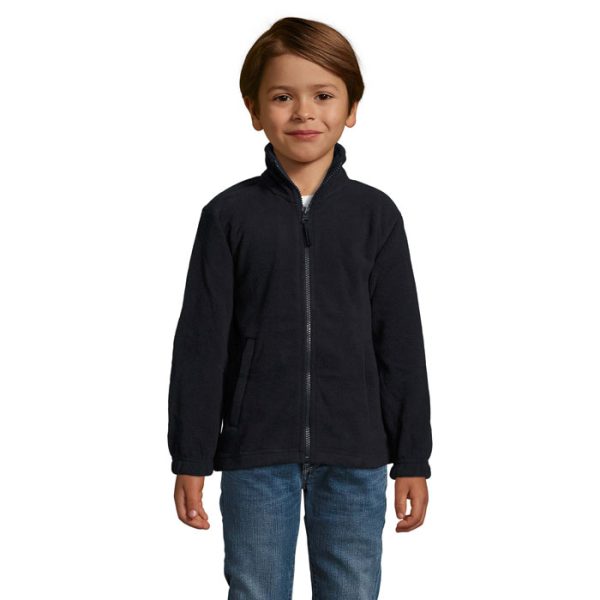 customized-NORTH KIDS FLEECE JACKET-navy