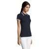 personalized-PASADENA WOMEN POLO 200-french navy/white