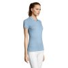 customized-PASSION WOMEN POLO 170g-sky blue pique