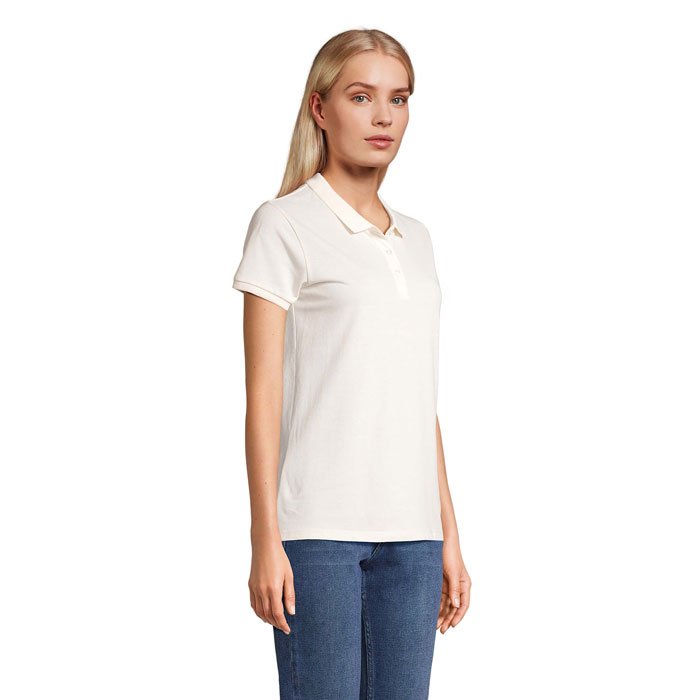 PLANET WOMEN OW2 customized-PLANET WOMEN polo 170g-off-white