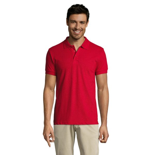 customized-PRIME MEN POLYCOTTON POLO-red