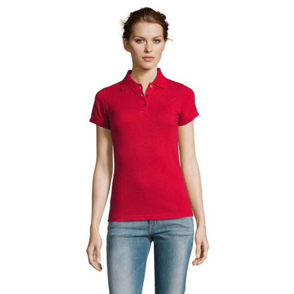 customized-PRIME WOMEN POLO 200gr- red