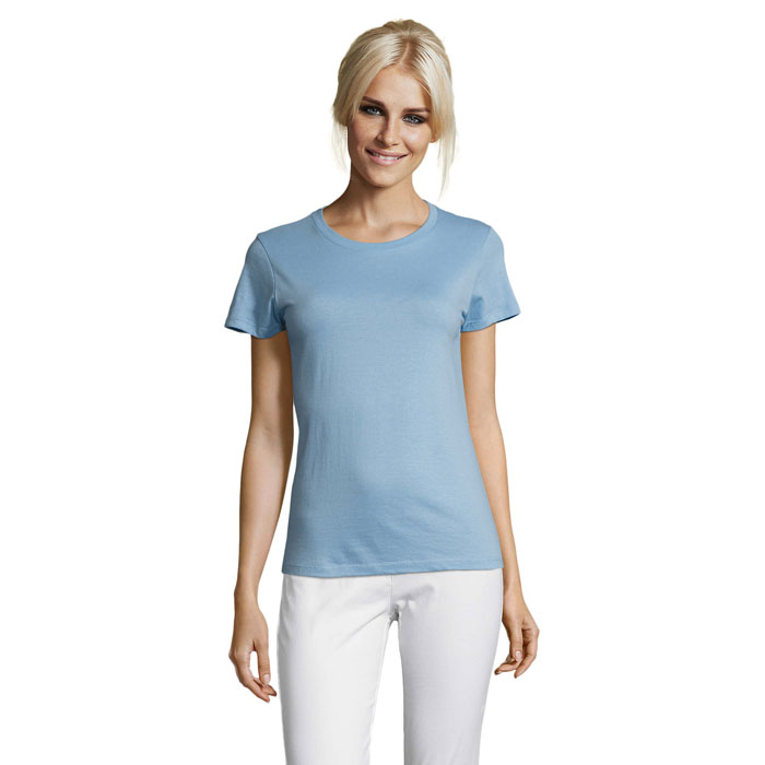 customized-REGENT WOMEN T-SHIRT 150g-sky blue