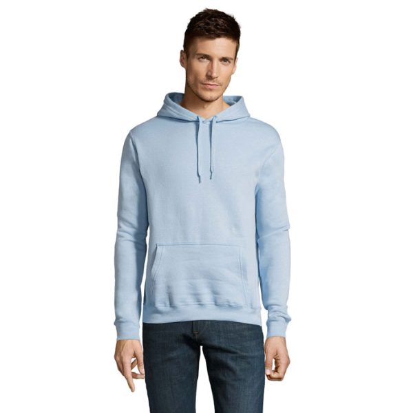 customized-SLAM UNISEX HOODED SWEATER-sky blue