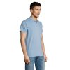 customized-SUMMER II MEN polo 170g-sky blue pique