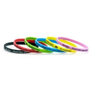 Customized Silicone Wristbands for Business Gifts