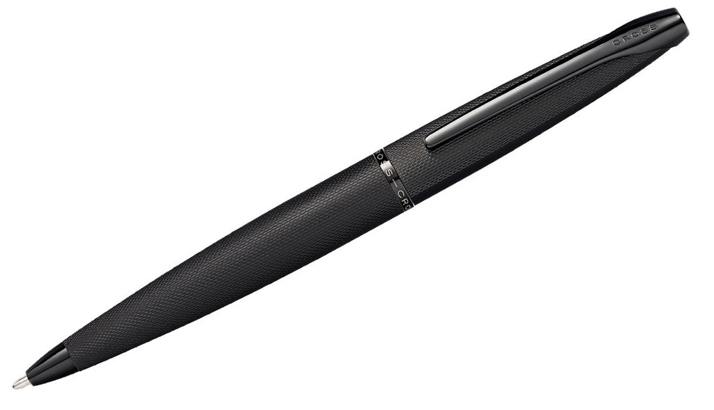 Branded ATX - Brushed Black Ballpoint Pen