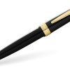 Bailey Light™ Polished Black Resin and Gold Tone Appointments Ballpoint Pen