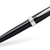 Bailey Light™ Polished Black Resin w-Polished Chrome Appointments Ballpoint Pen