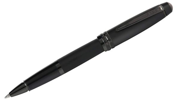 Promotional Bailey - Matte Black Rollerball Pen