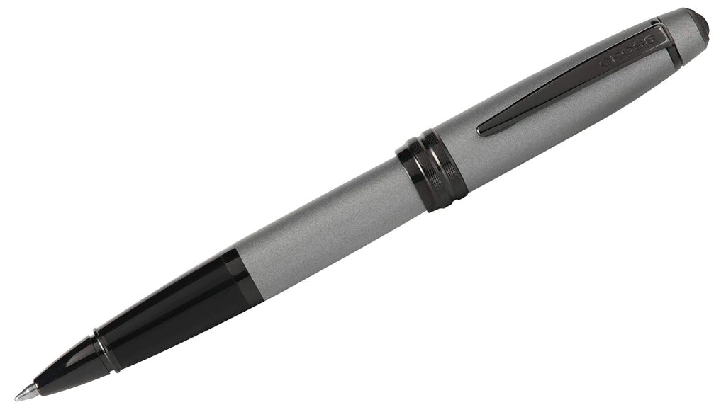 Bailey - Matte Gray Rollerball Pen