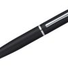 Branded Calais - Matte Black Ballpoint Pen