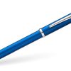 Promotional Metallic Blue Multi-Function Pen with Stylus 3in1