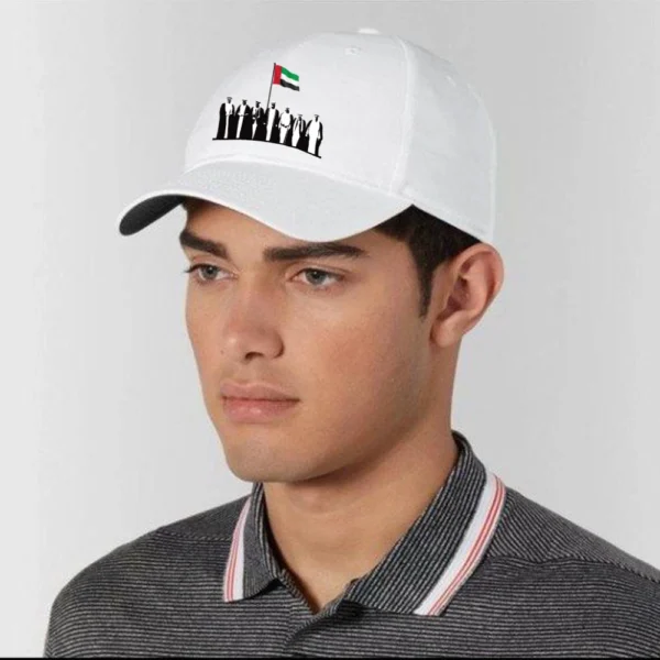 Uae national day cap white