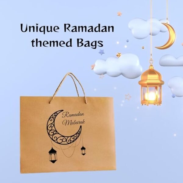 Ramadan kareem kraft paper gift bags