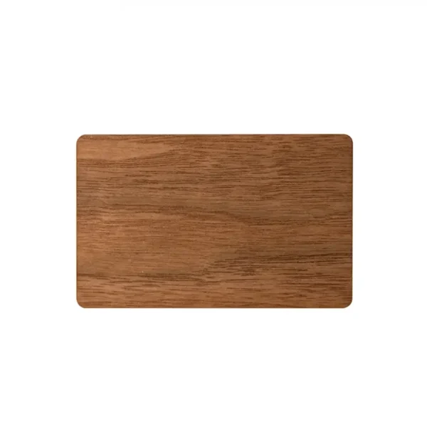 Custom laser engraved printed wood nfc cardsin qatar