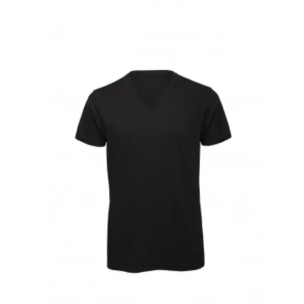 Custom men v neck organic cotton t shirt corporate gifts suppliers for uae Custom men v neck organic cotton t shirt