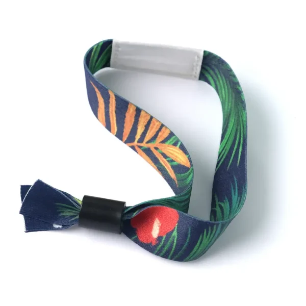 Fabric festival bracelet rfid cloth wristbands in gcc