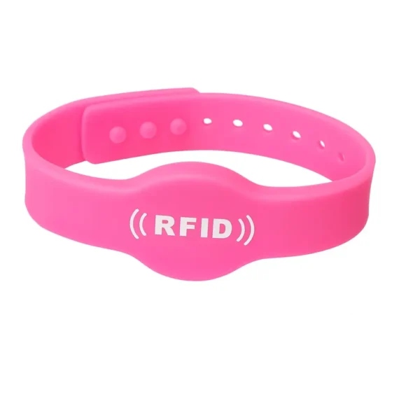 Fitness adjustable rfid wristband nfc silicon in gcc