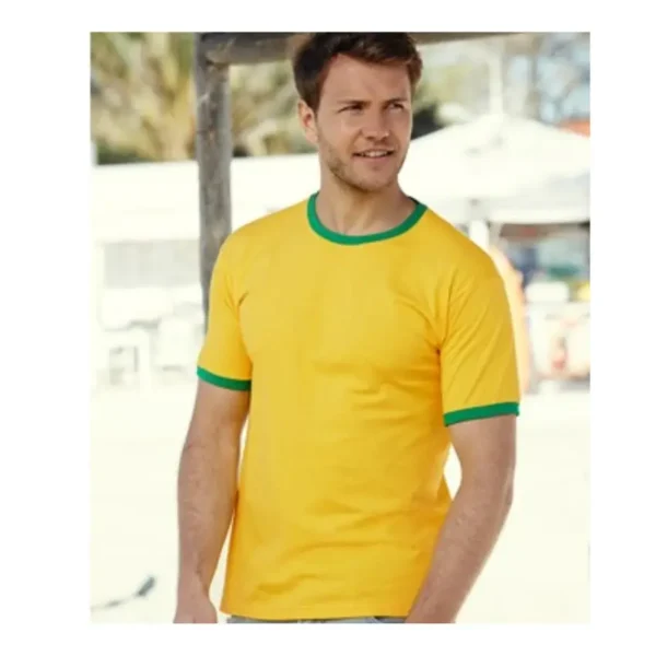 Fruit of the loom valueweight ringer t in qatar