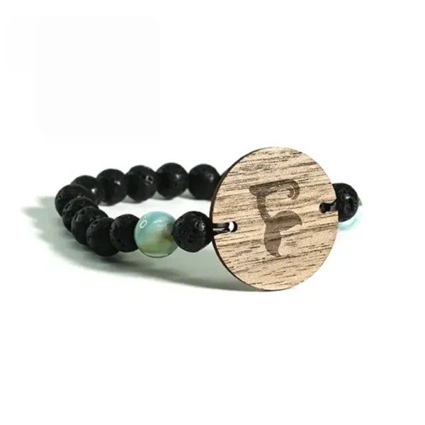 Lava stone beads rfid wooden elastic wristband hotelin qatar corporate gifts suppliers for uae Lava stone beads rfid wooden elastic wristband hotelin qatar