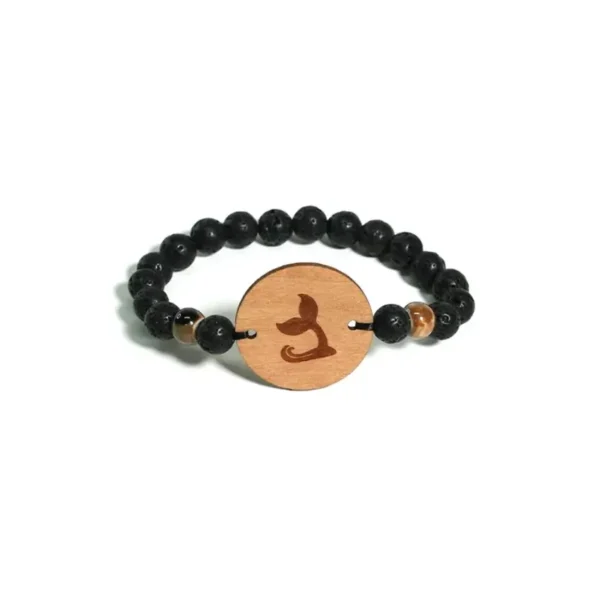 Lava stone beads rfid wooden elastic wristband hotelin uae corporate gifts suppliers for uae Lava stone beads rfid wooden elastic wristband hotelin uae