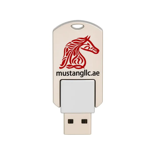 Silver swivel usb drive in qatar