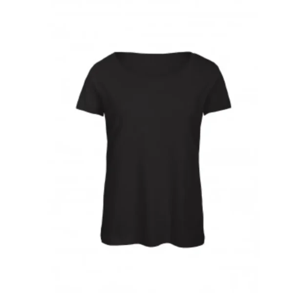 Triblend women round neck t shirt in qatar